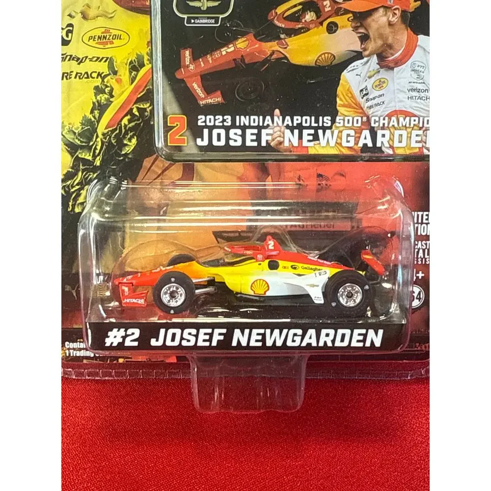 #2 Josef Newgarden IndyCar Toy - Red, Yellow, White